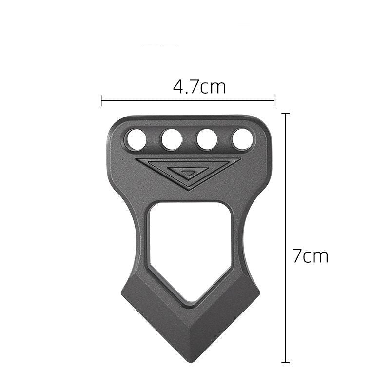 Mini Light Portable Knuckle Dusters Backpack EDC Keychain Pendant