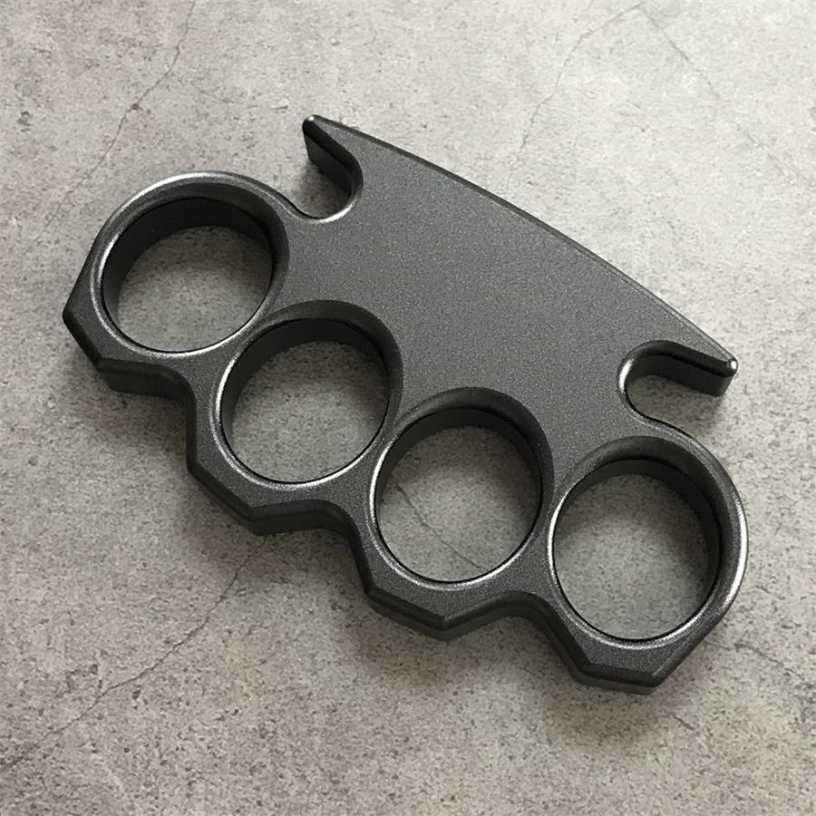 Aviation Aluminum Lightweight Knuckle Duster Self Defense EDC Tool
