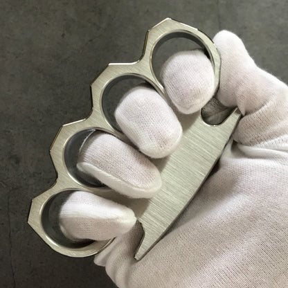 Brushed Finish and Mirror Polished Steel Knuckle Dusters