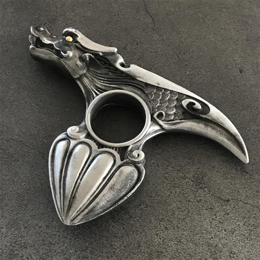 EDC Creative Knuckle Duster Dragon Pattern Tool
