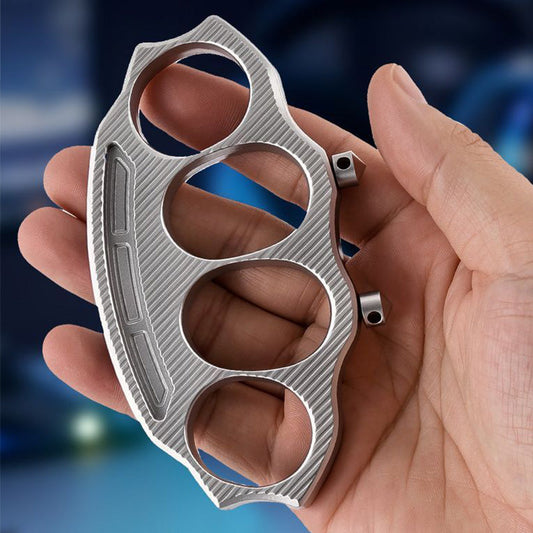 Emergency Self‑Defense Knuckle Duster Detachable Window Punch Tool