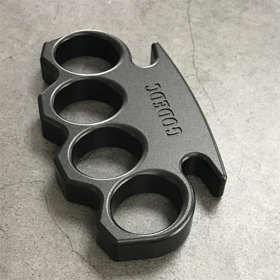 GODEDC Aviation Aluminum Knuckle Duster Lightweight Self Defense Tool