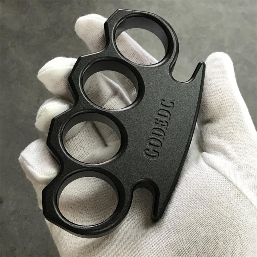 GODEDC Aviation Aluminum Knuckle Duster Lightweight Self Defense Tool