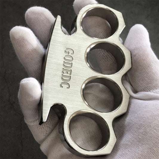 GODEDC Mirror Polished and Brushed Craft Steel Knuckle Dusters