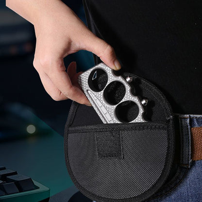 Knuckle Duster Detachable Window Breaker Self Defense Outdoor EDC Tool