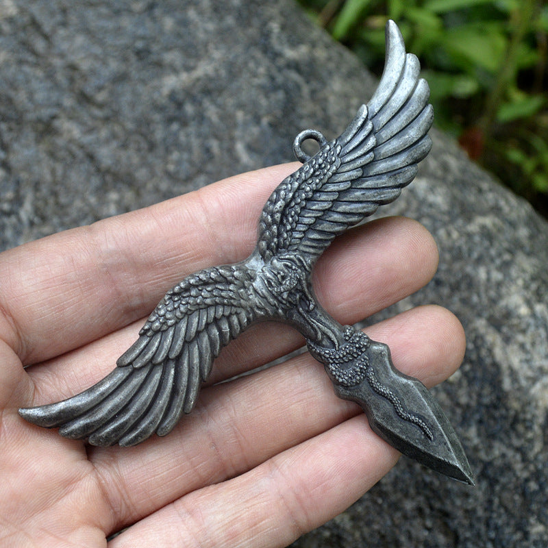 Outdoor Eagle Sheep Shape Travel Keychain Knuckle Dusters
