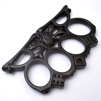 Outdoor Wolf Head Gloves EDC Knuckle Dutsers
