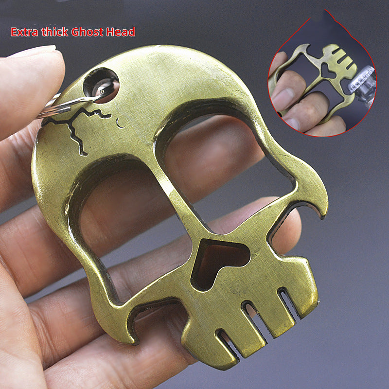 Weighted and Thickened Skull Multi-function Knuckle Dutsers