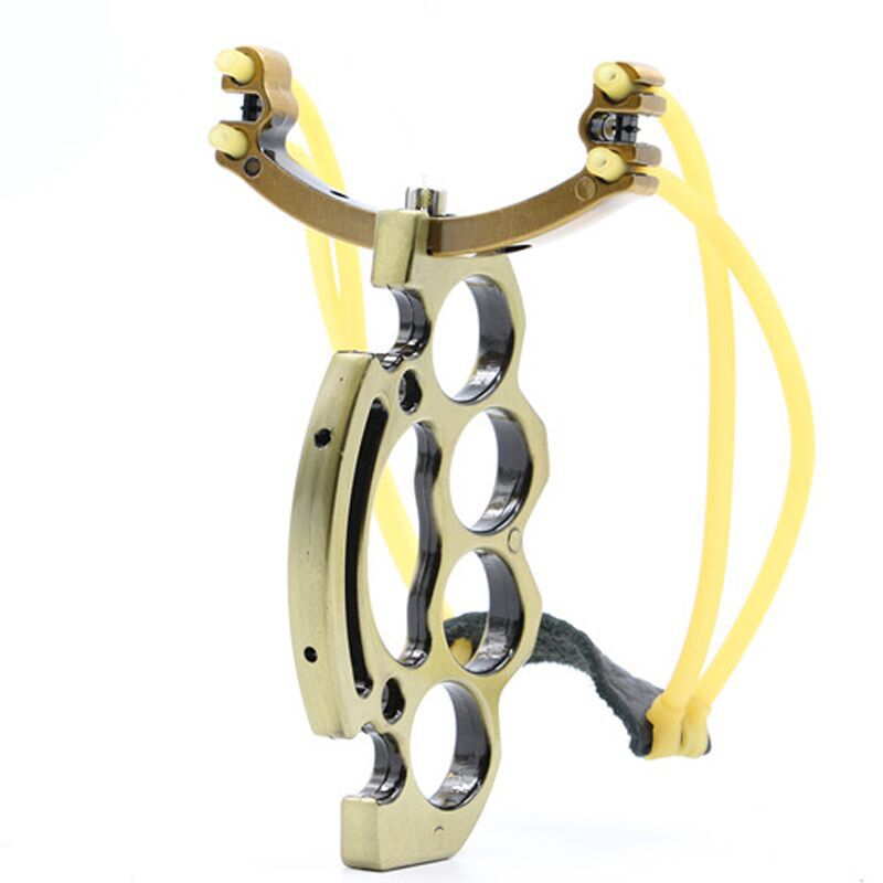 Multi-function Outdoor Four-finger Knuckle Dusters Slingshot