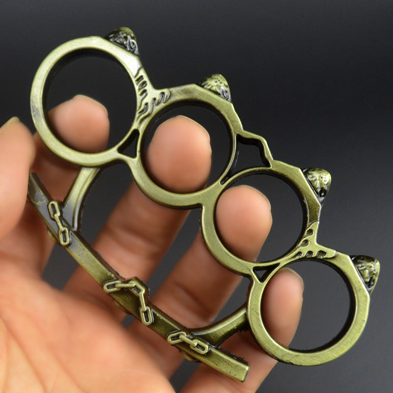 Small Bronze EDC Outdoor Knuckle Dusters