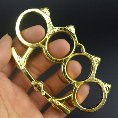 Small Bronze EDC Outdoor Knuckle Dusters