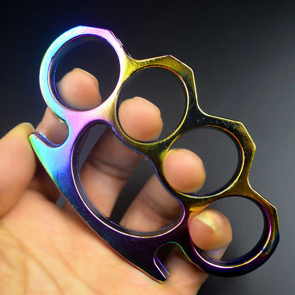 Colorful Thickened Outdoor Pocket EDC Knuckle Dusters