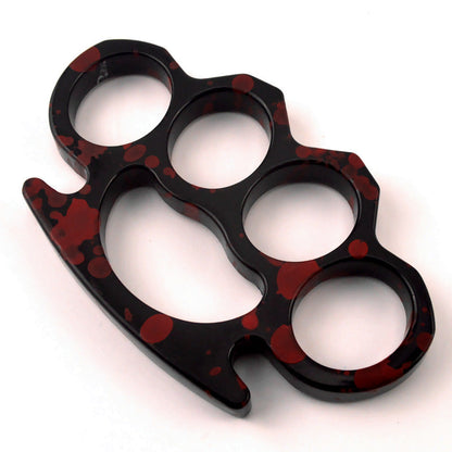 Outdoor EDC Backpack Red and Green Knuckle Dusters