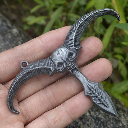 Outdoor Eagle Sheep Shape Travel Keychain Knuckle Dusters