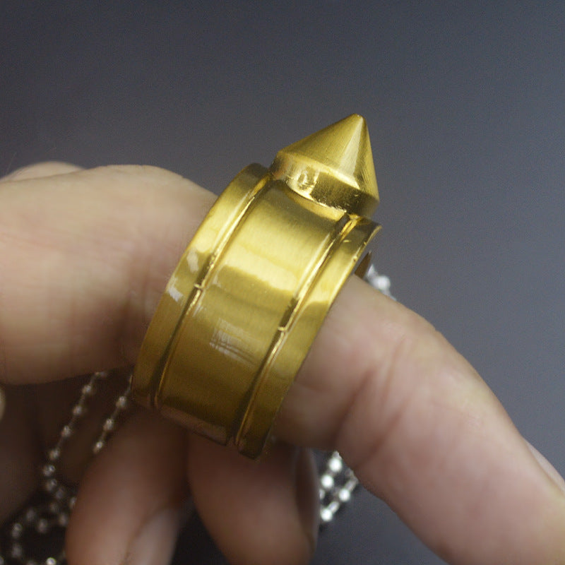 One Finger Ring Pendant Pocket EDC Knuckle Dusters