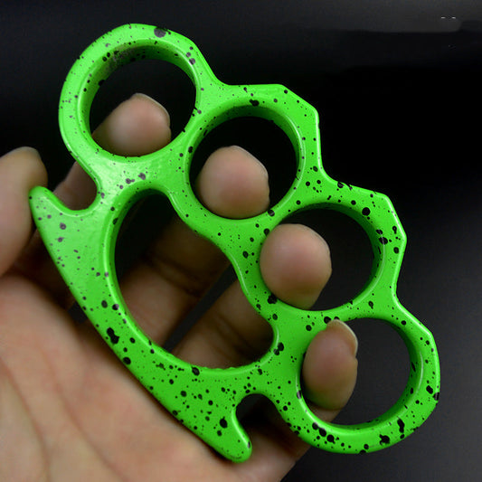 Outdoor EDC Backpack Red and Green Knuckle Dusters