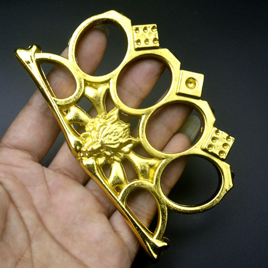 Outdoor Wolf Head Gloves EDC Knuckle Dutsers