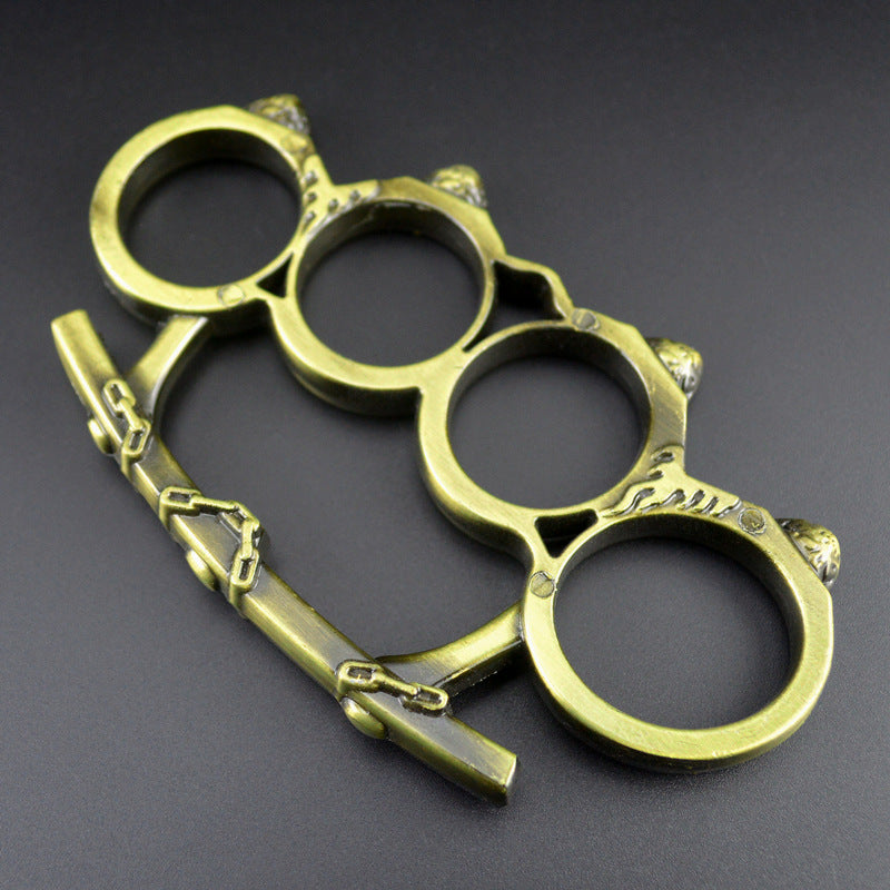 Small Bronze EDC Outdoor Knuckle Dusters