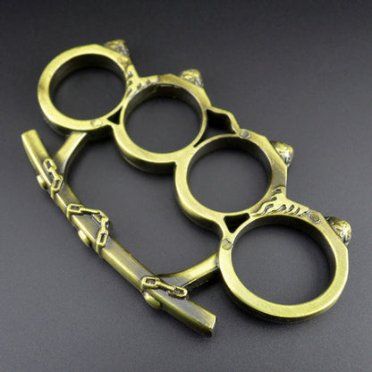 Small Bronze EDC Outdoor Knuckle Dusters