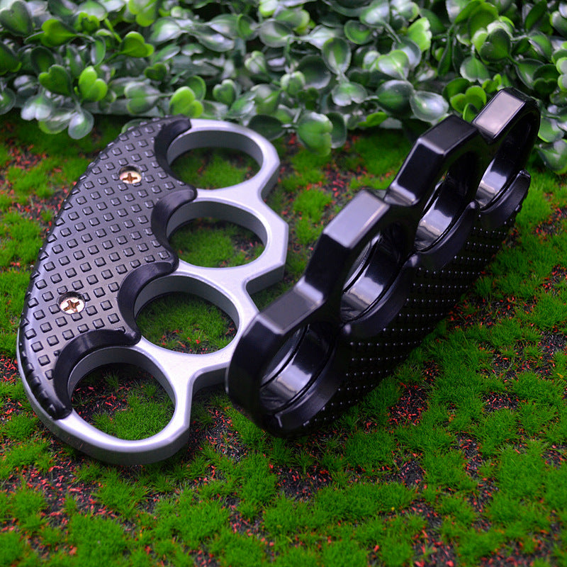 Thickened Clip Black-Silver Outdoor EDC Knuckle Dutsers