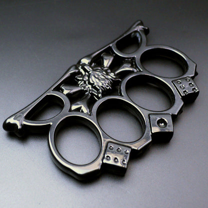 Outdoor Wolf Head Gloves EDC Knuckle Dutsers