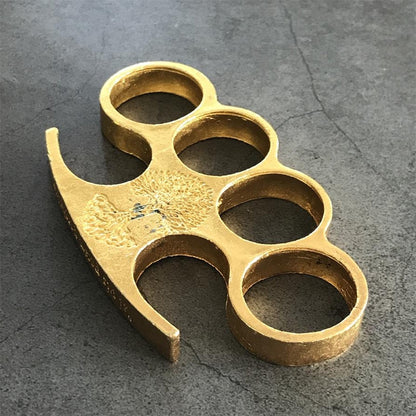 Old Style Zinc Alloy Knuckle Dusters Self-Defense EDC Gear