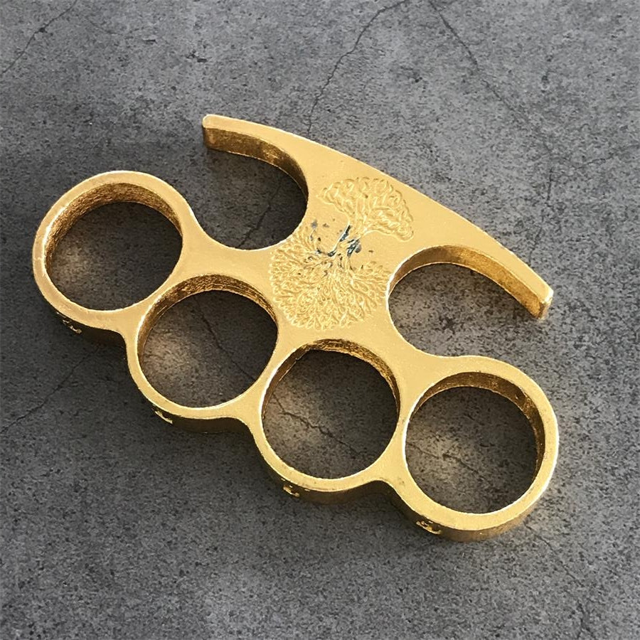Old Style Zinc Alloy Knuckle Dusters Self-Defense EDC Gear
