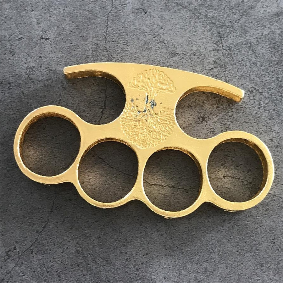 Old Style Zinc Alloy Knuckle Dusters Self-Defense EDC Gear