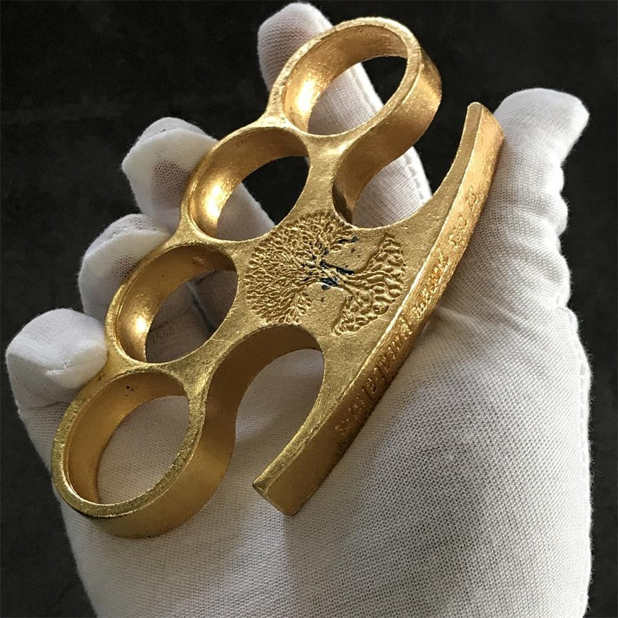 Old Style Zinc Alloy Knuckle Dusters Self-Defense EDC Gear