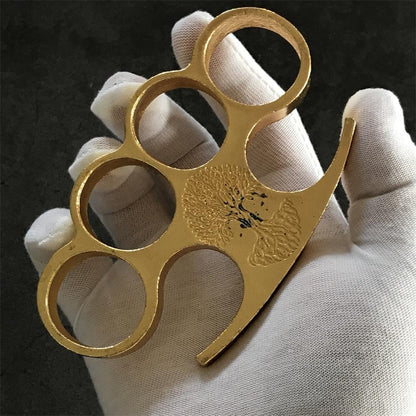 Old Style Zinc Alloy Knuckle Dusters Self-Defense EDC Gear