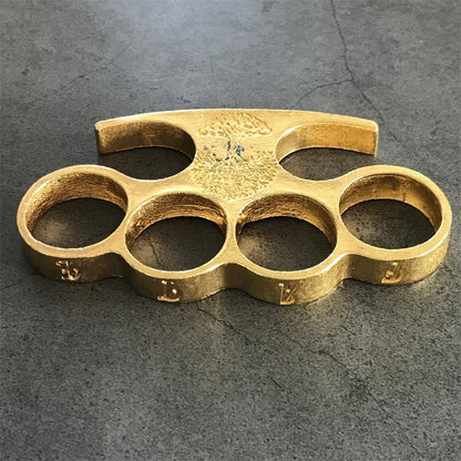 Old Style Zinc Alloy Knuckle Dusters Self-Defense EDC Gear