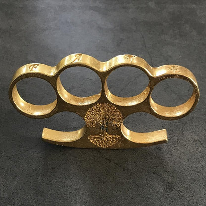 Old Style Zinc Alloy Knuckle Dusters Self-Defense EDC Gear