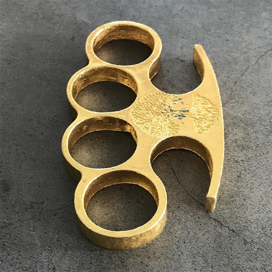 Old Style Zinc Alloy Knuckle Dusters Self-Defense EDC Gear