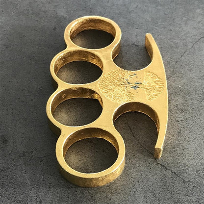 Old Style Zinc Alloy Knuckle Dusters Self-Defense EDC Gear