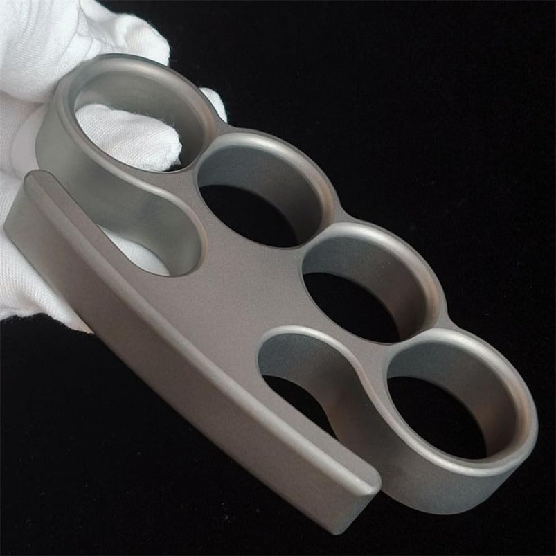 Self Defense Solid TC21 Titanium Knuckle Duster Window Breaker