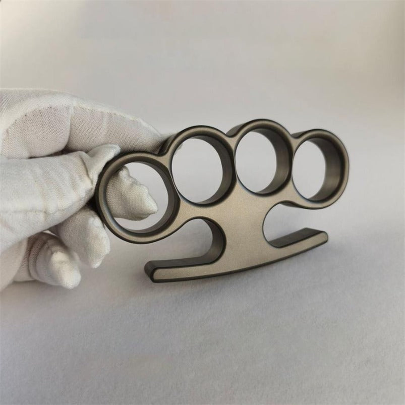 Self Defense Solid TC21 Titanium Knuckle Duster Window Breaker