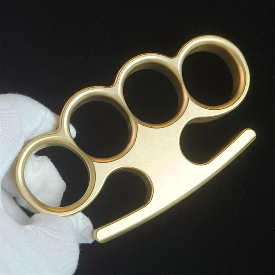 Solid Brass Knuckle Duster Window Breaker Self Defense EDC