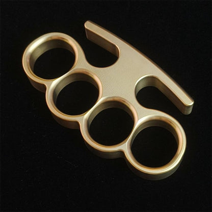 Solid Brass Knuckle Duster Window Breaker Self Defense EDC