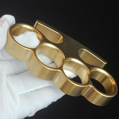 Solid Brass Knuckle Duster Window Breaker Self Defense EDC