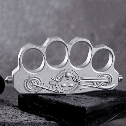 Thickened Zinc Alloy Knuckle Dusters Creative Pattern Outdoor