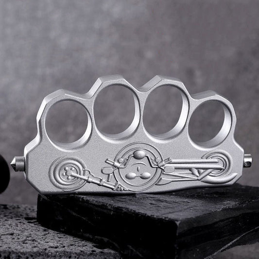 Thickened Zinc Alloy Knuckle Dusters Creative Pattern Outdoor