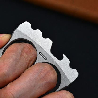 Titanium Knuckle Dusters Smiley Face Multifunctional Bottle Opener