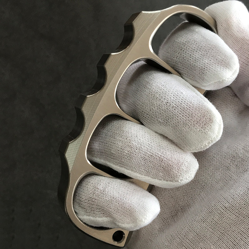 Titanium Alloy Medium Pea Knuckle Dusters Outdoor EDC Tool