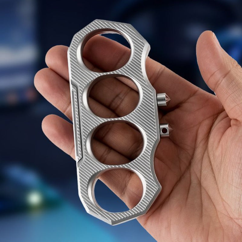 Zinc Alloy Knuckle Dusters Detachable Self Defense Window Breaker