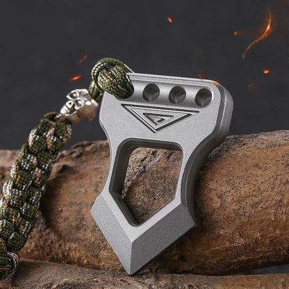 Mini Light Portable Knuckle Dusters Backpack EDC Keychain Pendant