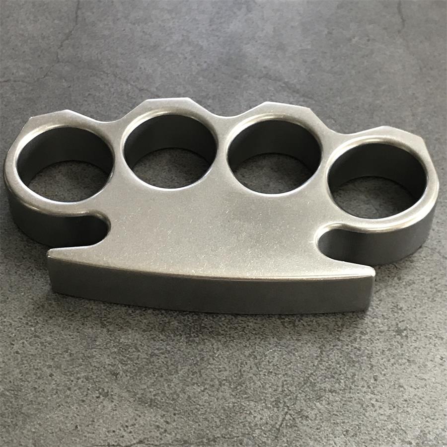 The KING Stonewashed Steel Knuckle Dusters Outdoor Tool