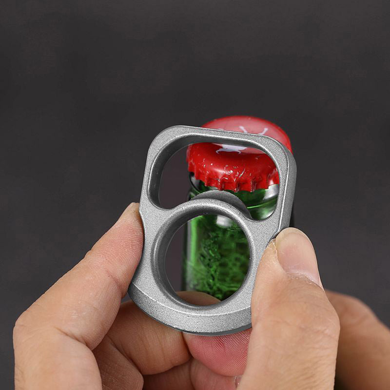 Open Bottle Mini  Knuckle Dusters EDC Outdoor Decoration Tool