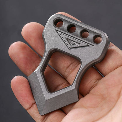 Mini Light Portable Knuckle Dusters Backpack EDC Keychain Pendant
