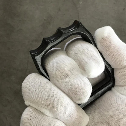 Two-hole Mini Plastic Knuckle Dusters Backpack Pendant