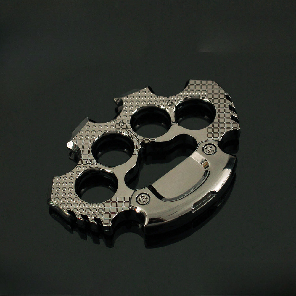 Heavy Black Creative Knuckle Dusters Outdoor EDC Tool